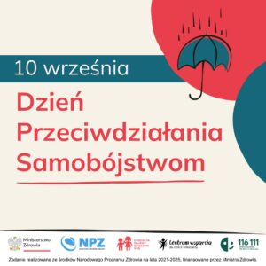 Read more about the article 10 września – Dzień przeciwdziałania samobójstwom