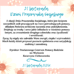 21 listopada Dzień Pracownika Socjalnego